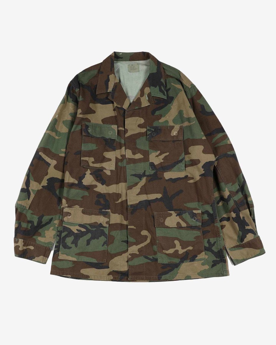 Military Other | 1980S Vintage Us Military M81 Woodland Camo Bdu Coat ...